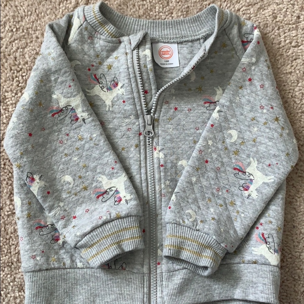 Gray Jacket with designs